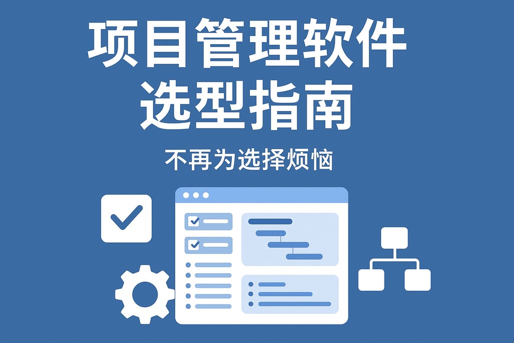 项目管理软件选型指南，不再为选择烦恼