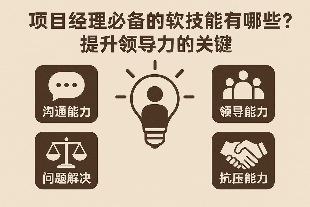 项目经理必备的软技能有哪些？提升领导力的关键