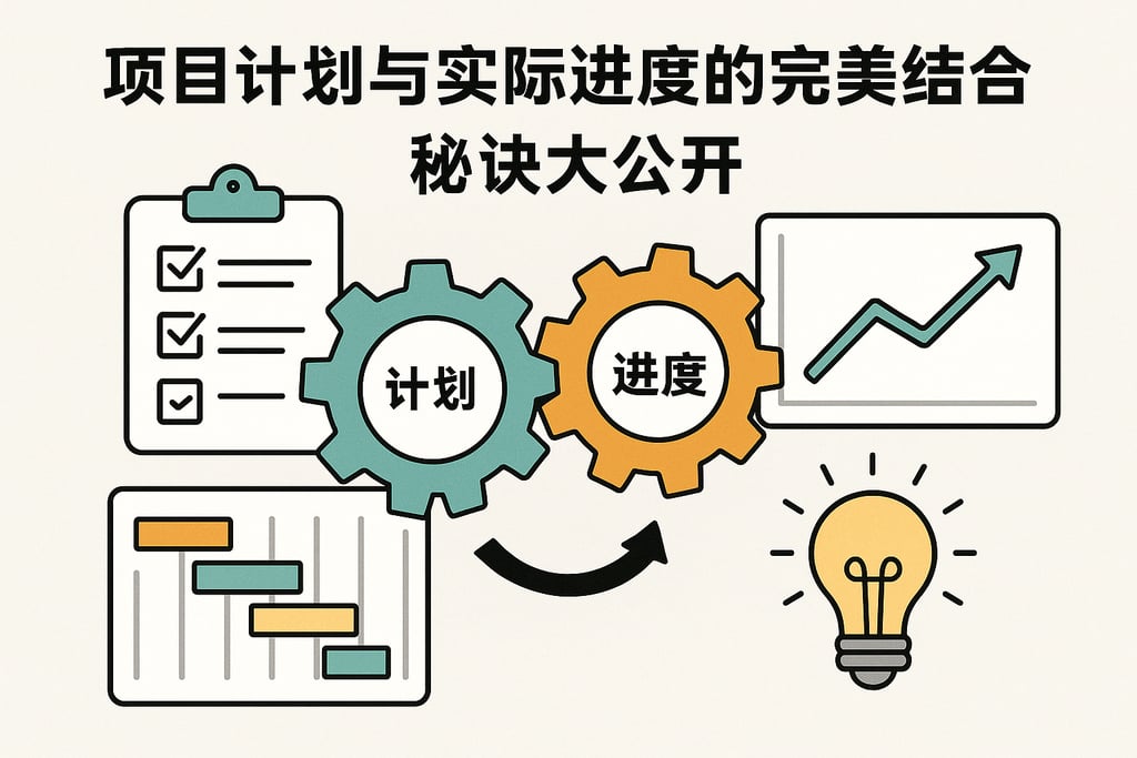 项目计划与实际进度的完美结合，秘诀大公开