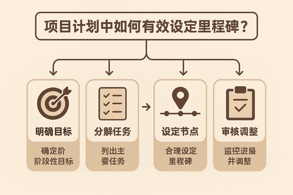 项目计划中如何有效设定里程碑？