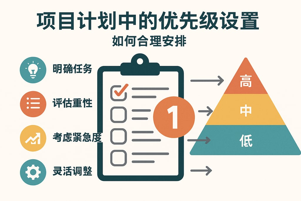 项目计划中的优先级设置，如何合理安排