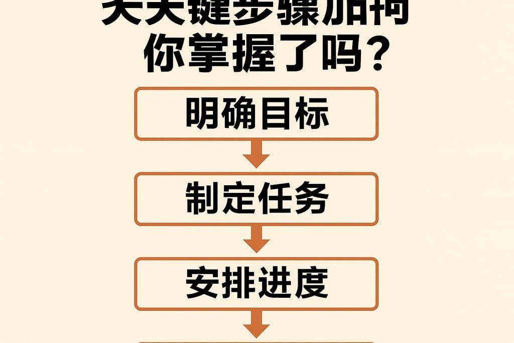 项目计划制定中的关键步骤，你掌握了吗？