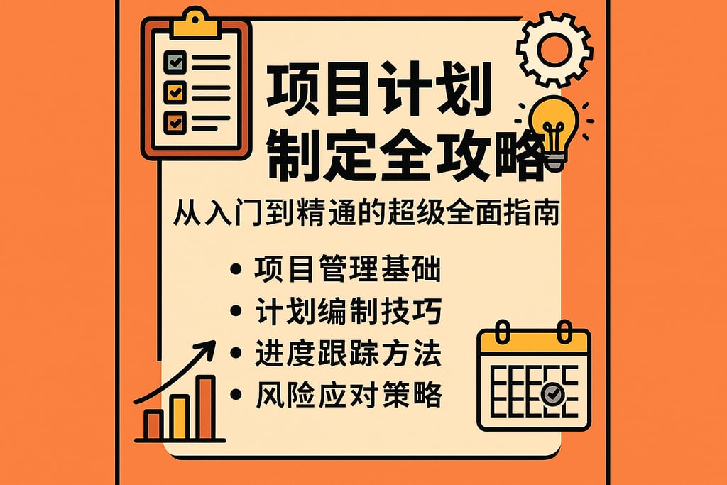 项目计划制定全攻略：从入门到精通的超级全面指南