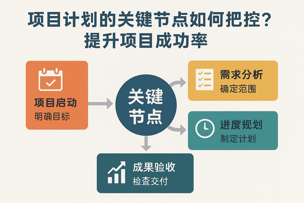 项目计划的关键节点如何把控？提升项目成功率