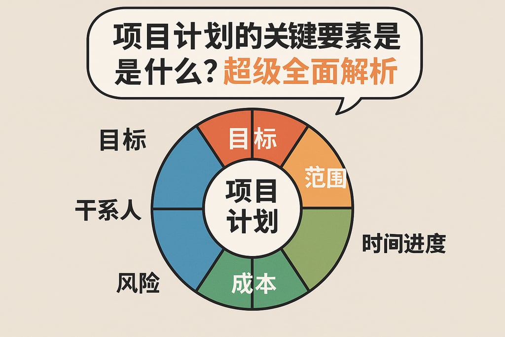 项目计划的关键要素是什么？超级全面解析
