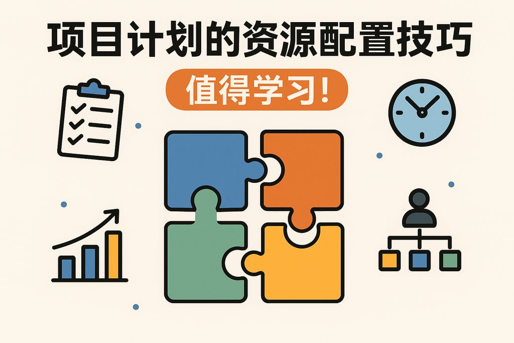 项目计划的资源配置技巧，值得学习！