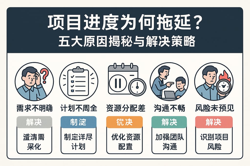 项目进度为何拖延？五大原因揭秘与解决策略