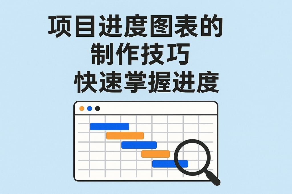 项目进度图表的制作技巧，快速掌握进度