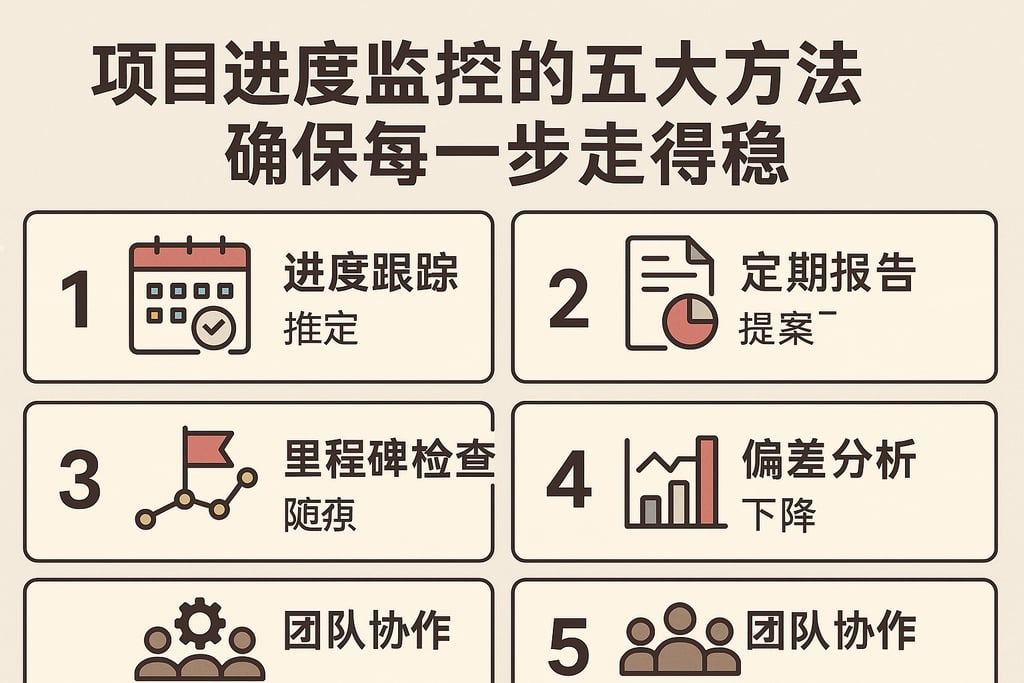 项目进度监控的五大方法，确保每一步走得稳