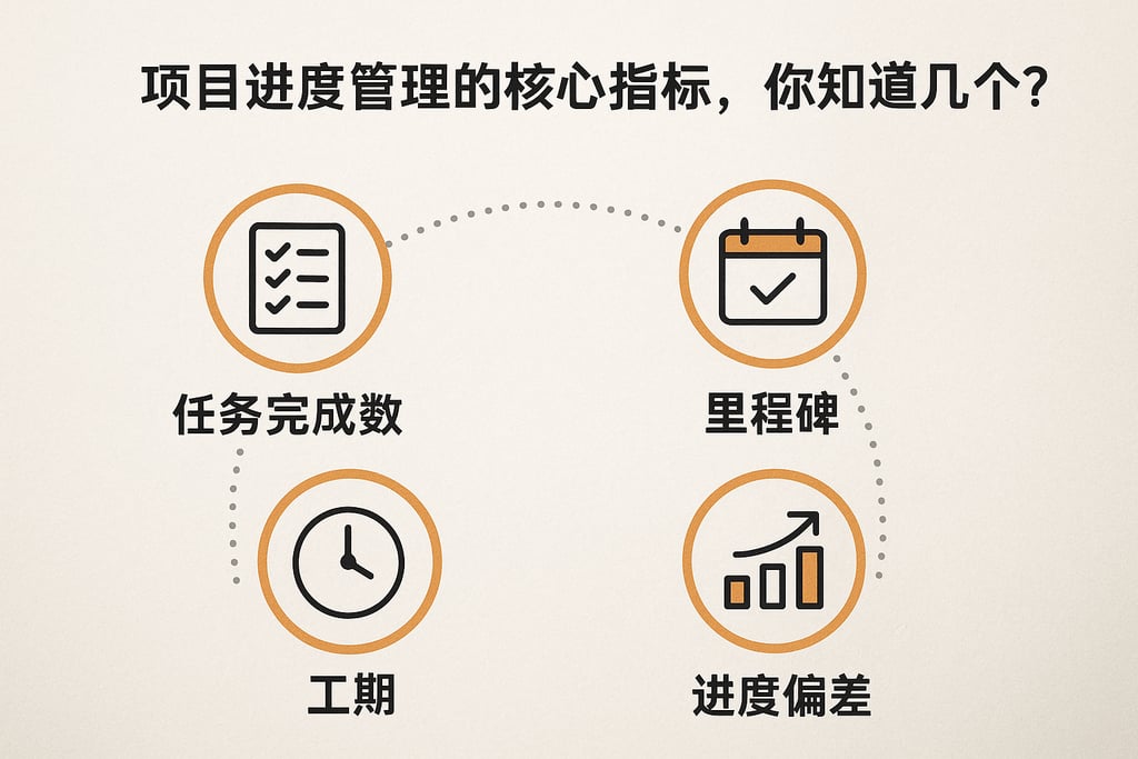 项目进度管理的核心指标，你知道几个？
