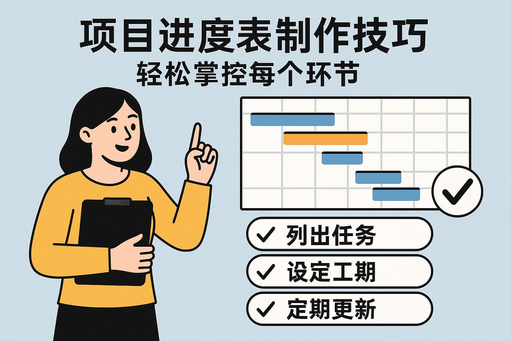 项目进度表制作技巧，轻松掌控每个环节