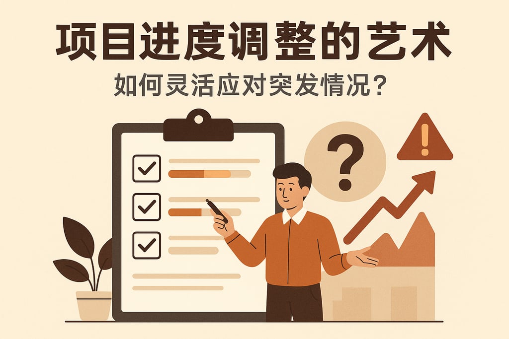 项目进度调整的艺术，如何灵活应对突发情况？
