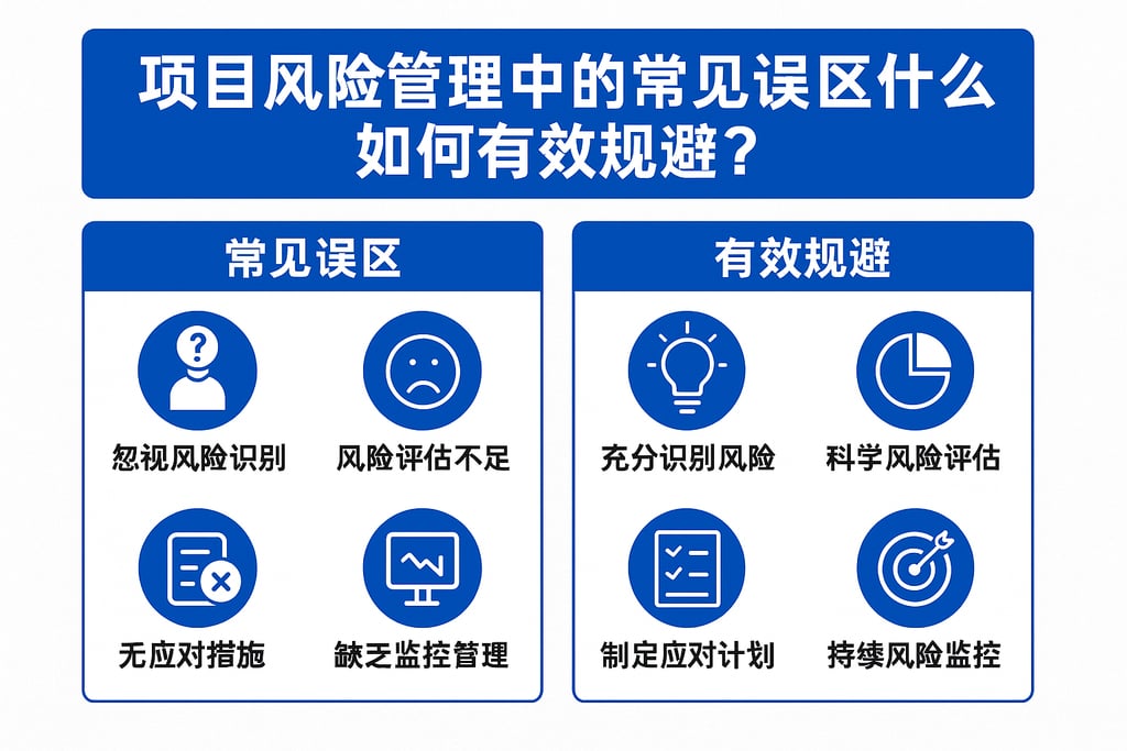 项目风险管理中的常见误区是什么？如何有效规避