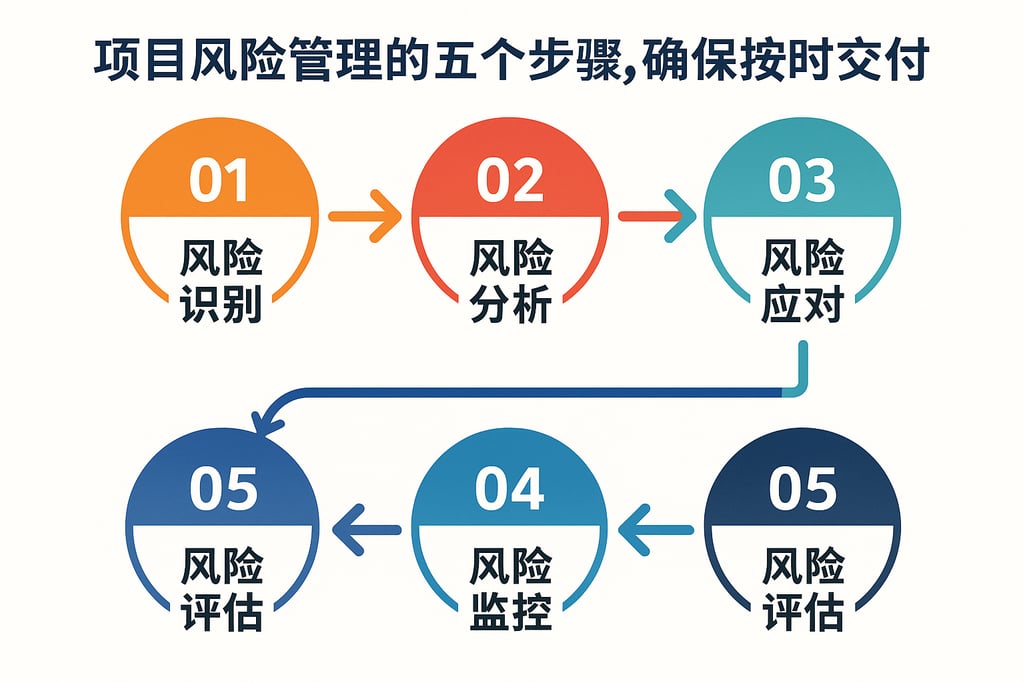 项目风险管理的五个步骤，确保按时交付