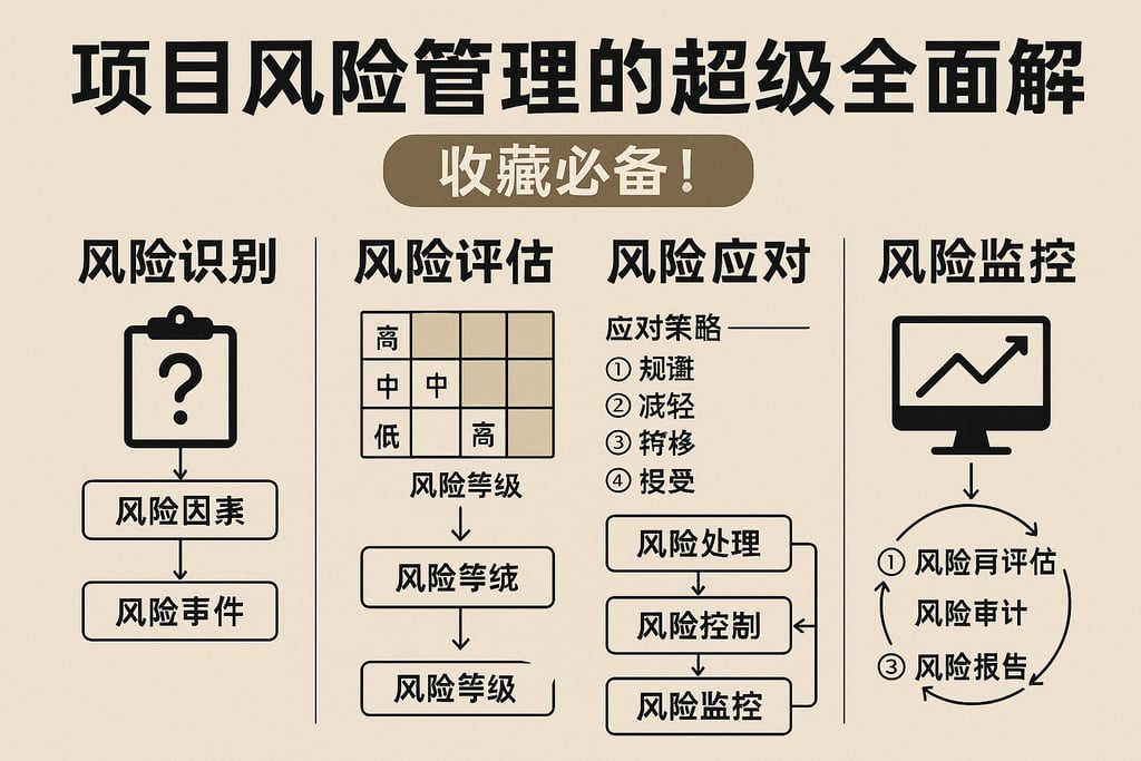 项目风险管理的超级全面解析，收藏必备！