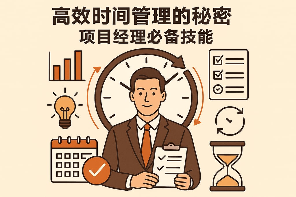 高效时间管理的秘密，项目经理必备技能