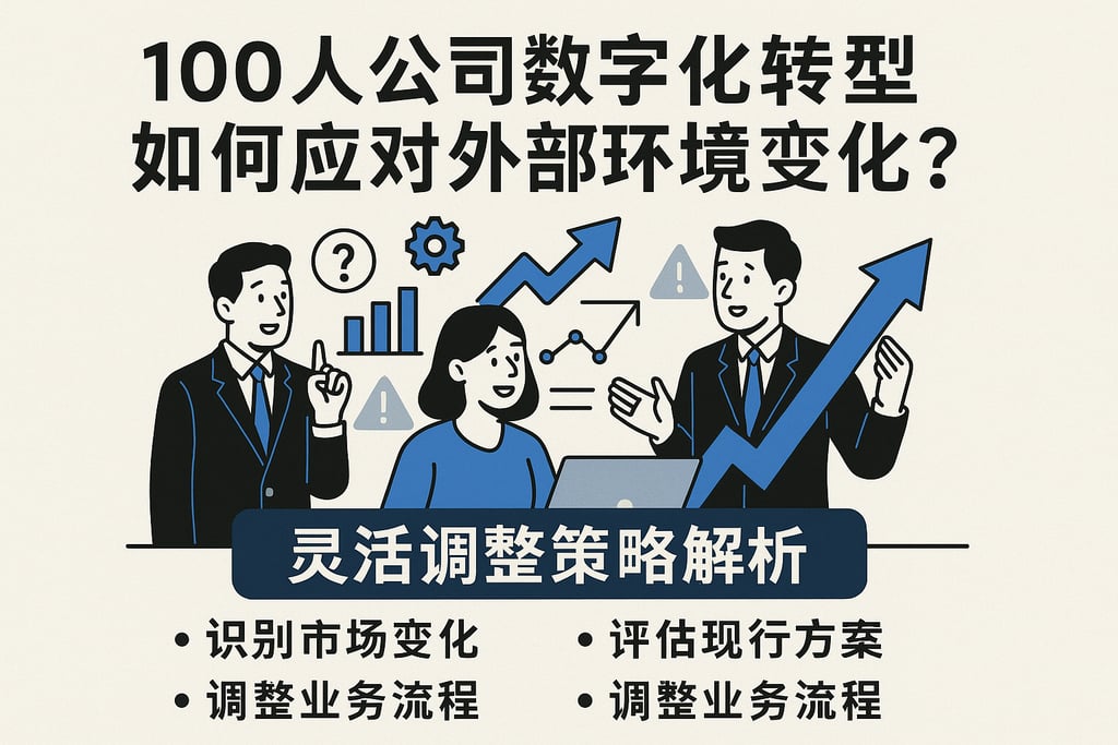 100人公司数字化转型如何应对外部环境变化？灵活调整策略解析