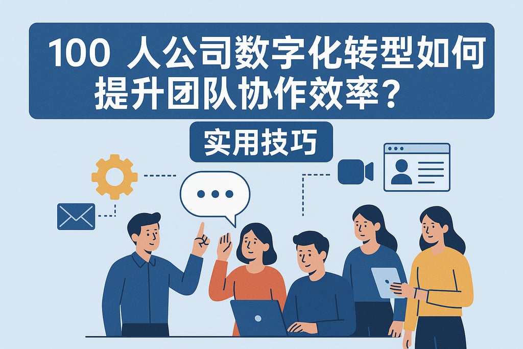 100人公司数字化转型如何提升团队协作效率？实用技巧