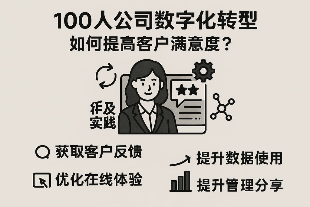 100人公司数字化转型如何提高客户满意度？最佳实践分享