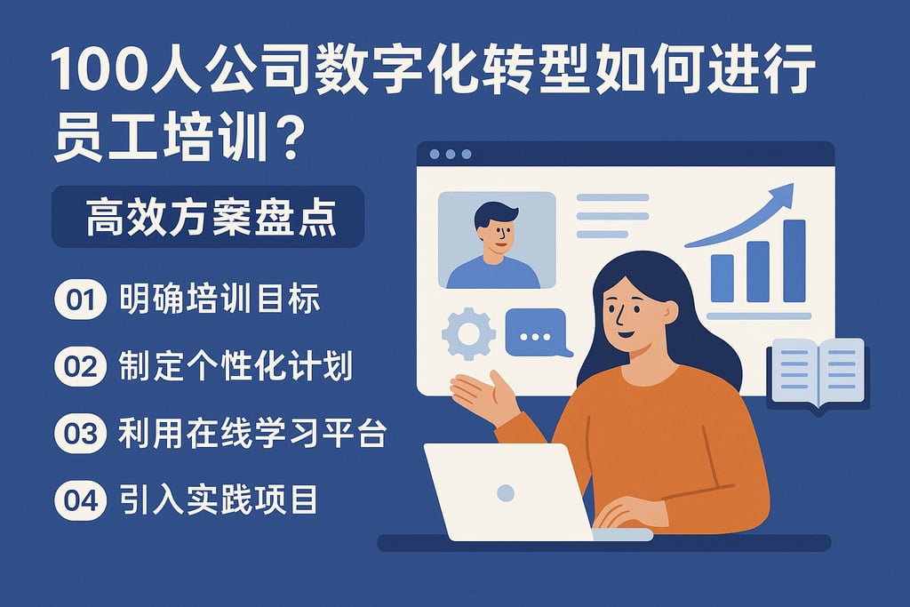 100人公司数字化转型如何进行员工培训？高效方案盘点