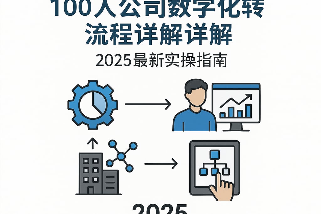 100人公司数字化转型流程详解，2025最新实操指南