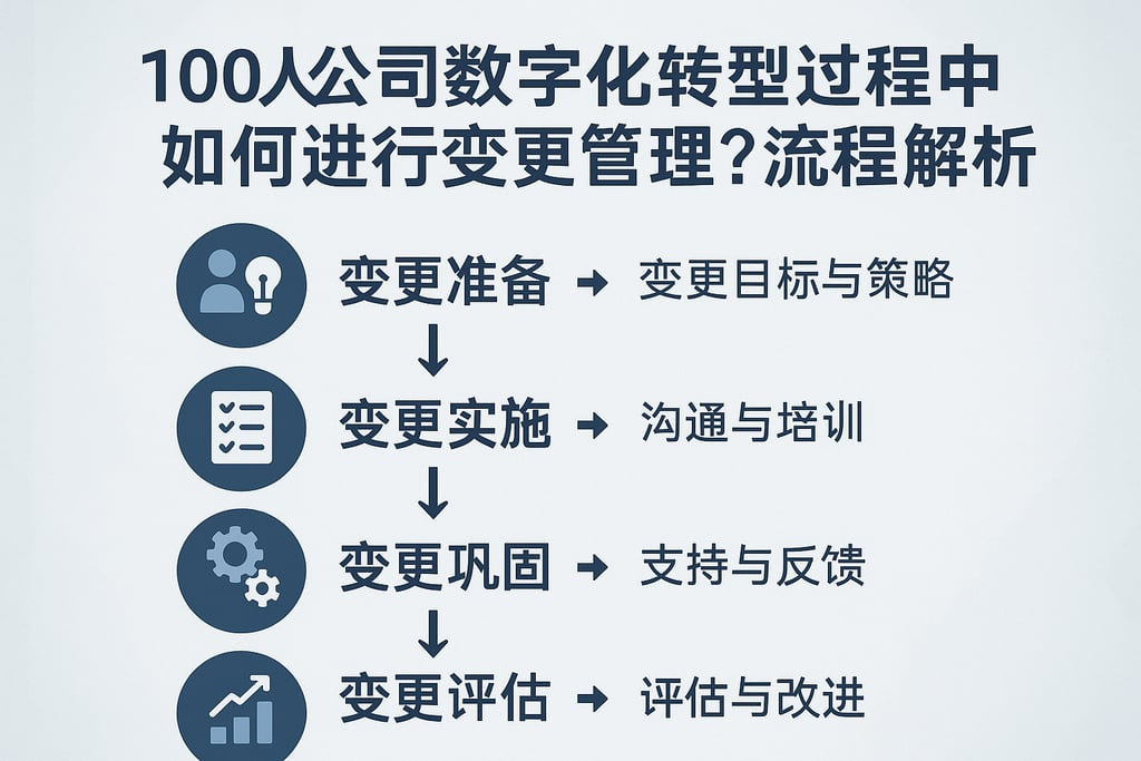 100人公司数字化转型过程中如何进行变更管理？流程解析