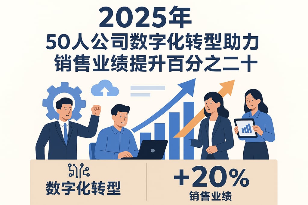 2025年50人公司数字化转型助力销售业绩提升百分之二十
