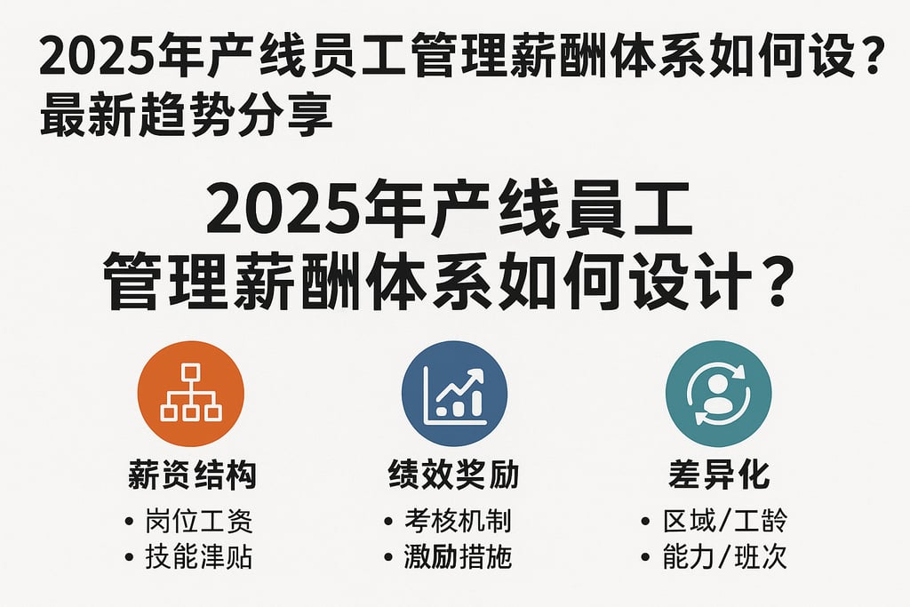 2025年产线员工管理薪酬体系如何设计？最新趋势分享