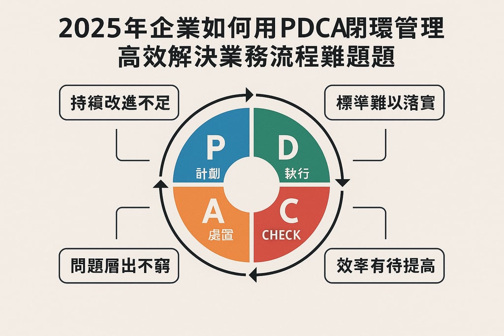 2025年企业如何用PDCA闭环管理高效解决业务流程难题