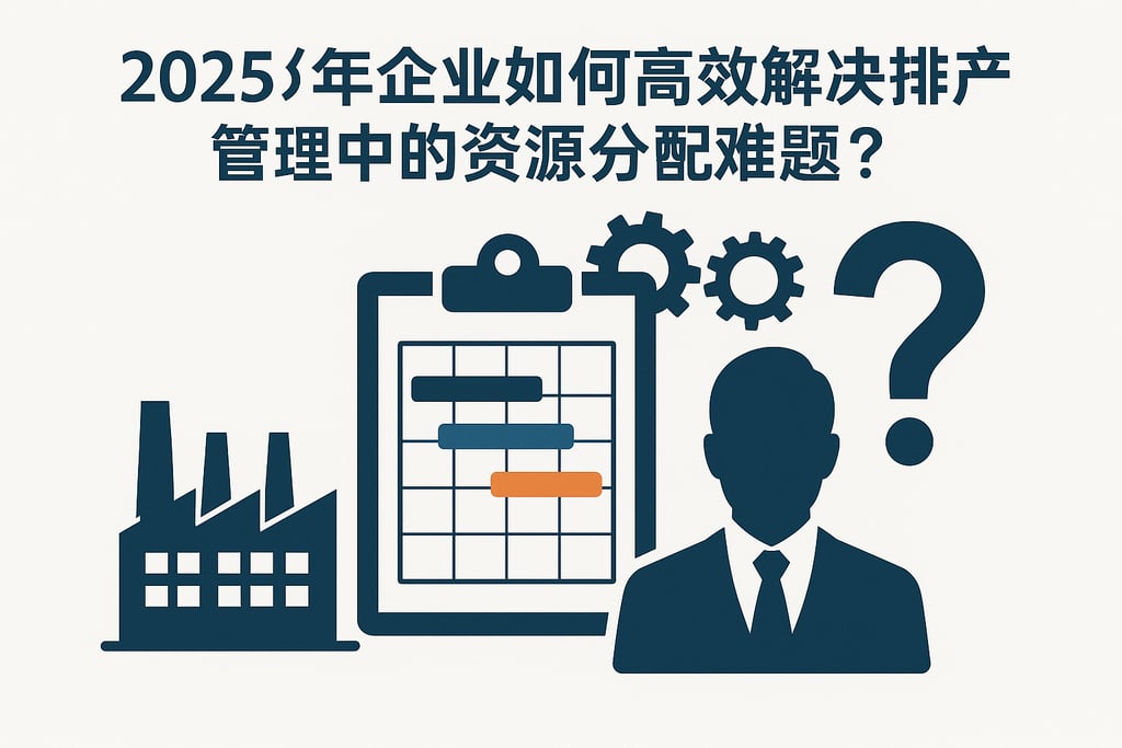 2025年企业如何高效解决排产管理中的资源分配难题？