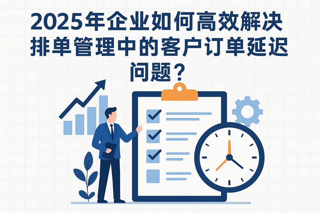 2025年企业如何高效解决排单管理中的客户订单延迟问题？