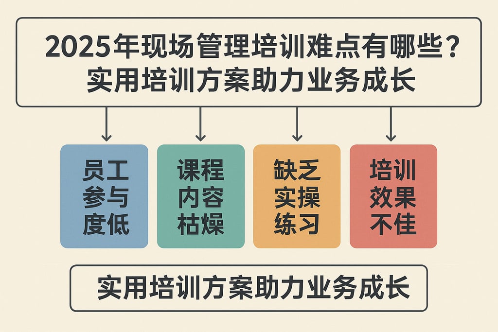 2025年现场管理培训难点有哪些？实用培训方案助力业务成长