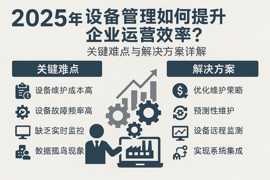 2025年设备管理如何提升企业运营效率？关键难点与解决方案详解