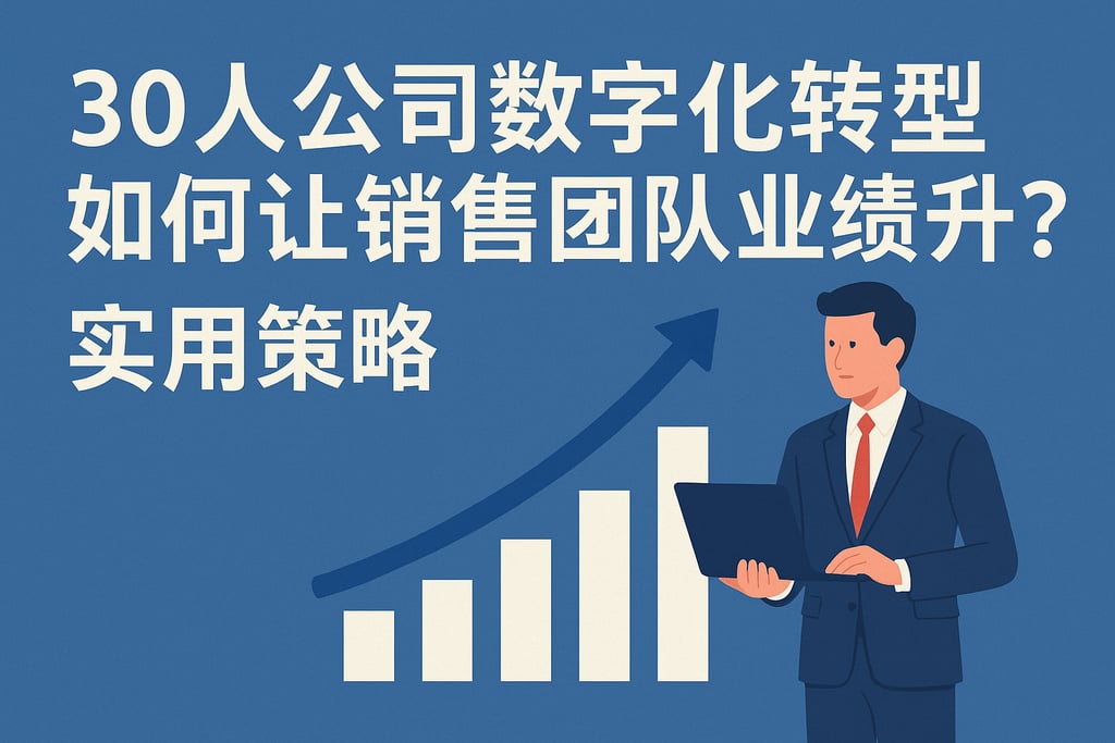 30人公司数字化转型如何让销售团队业绩提升？实用策略