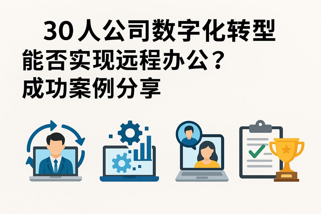 30人公司数字化转型能否实现远程办公？成功案例分享