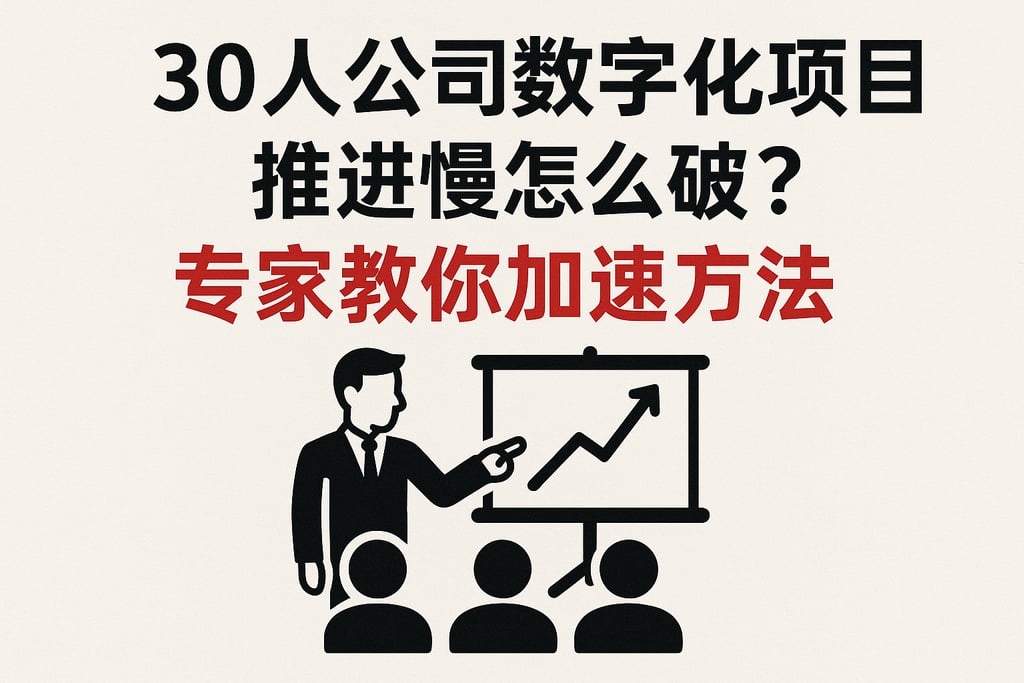 30人公司数字化项目推进慢怎么破？专家教你加速方法
