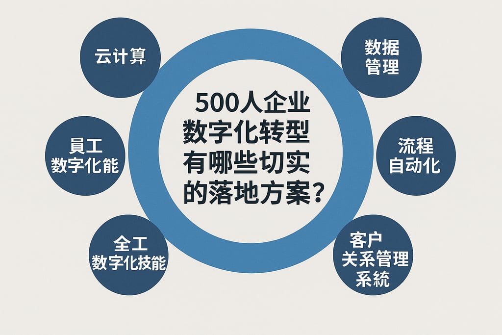 500人企业数字化转型有哪些切实可行的落地方案？