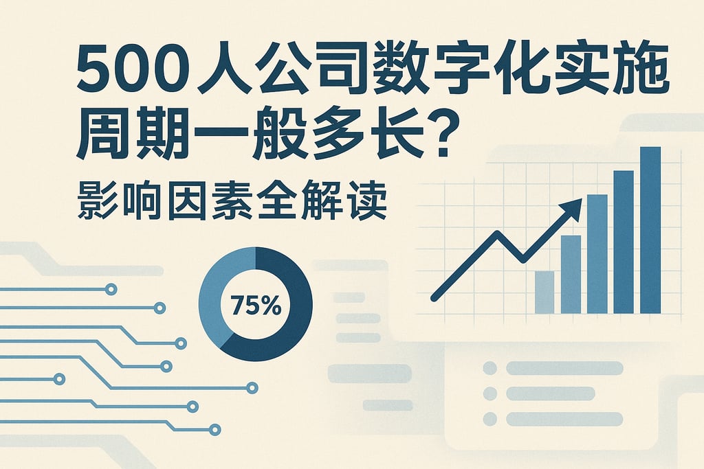 500人公司数字化实施周期一般多长？影响因素全解读