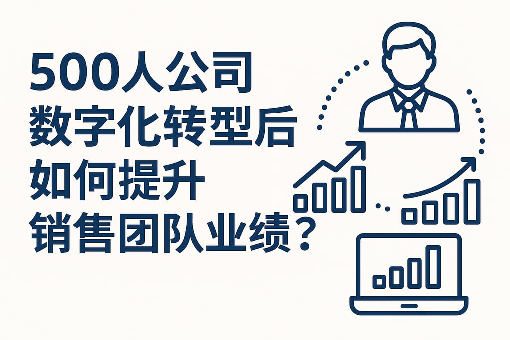 500人公司数字化转型后如何提升销售团队业绩？