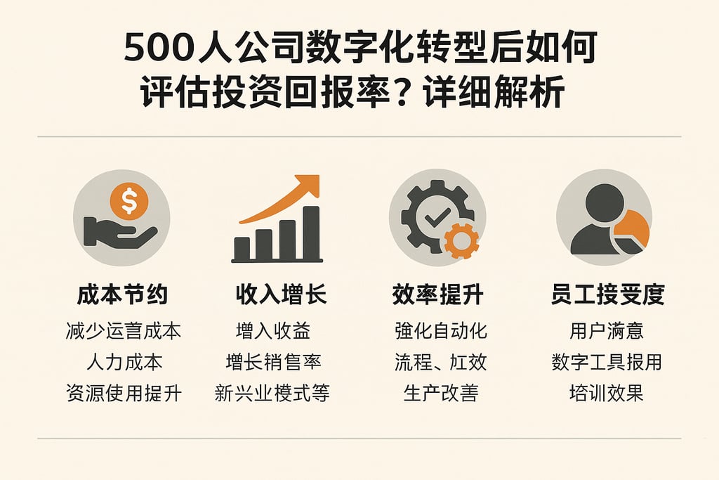 500人公司数字化转型后如何评估投资回报率？详细解析