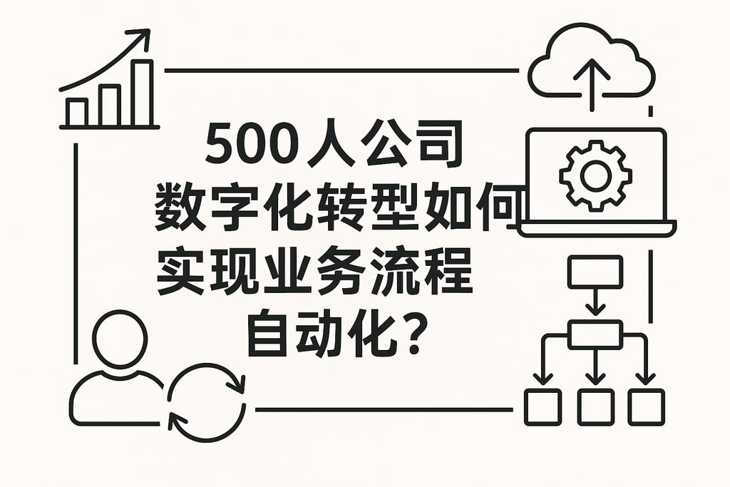 500人公司数字化转型如何实现业务流程自动化？