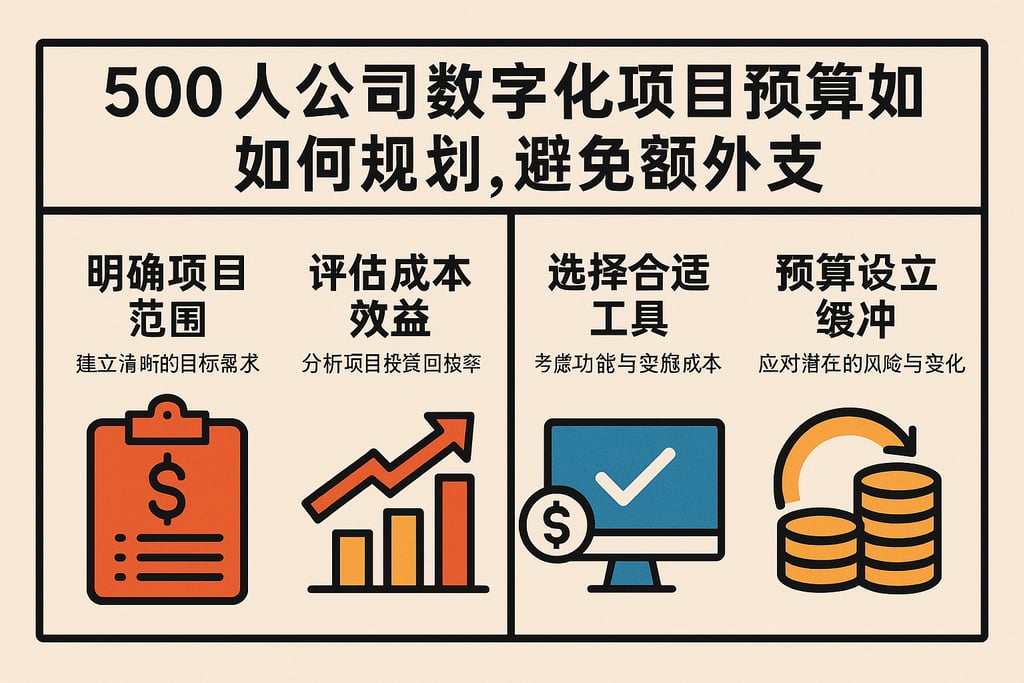 500人公司数字化项目预算如何规划，避免额外支出