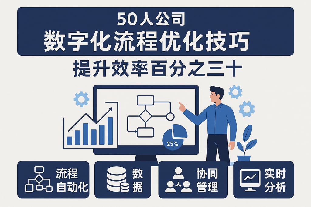 50人公司数字化流程优化技巧，提升效率百分之三十