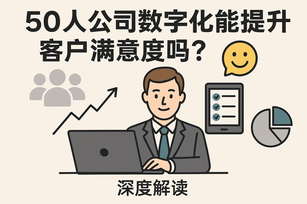 50人公司数字化能提升客户满意度吗？深度解读