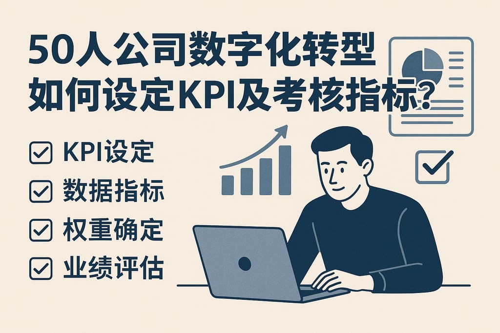 50人公司数字化转型如何设定KPI及考核指标？