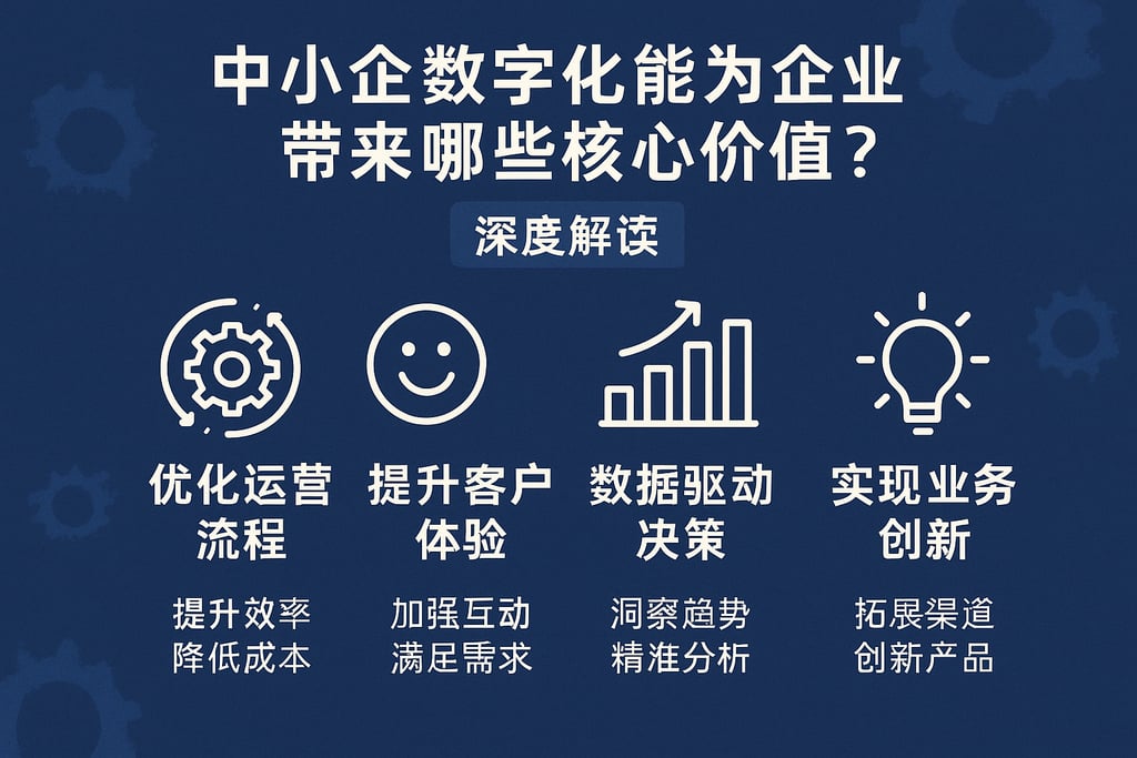 中小企业数字化能为企业带来哪些核心价值？深度解读