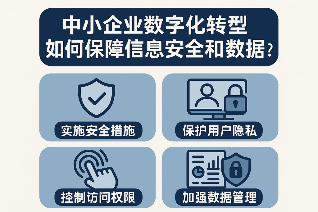 中小企业数字化转型如何保障信息安全和数据隐私？
