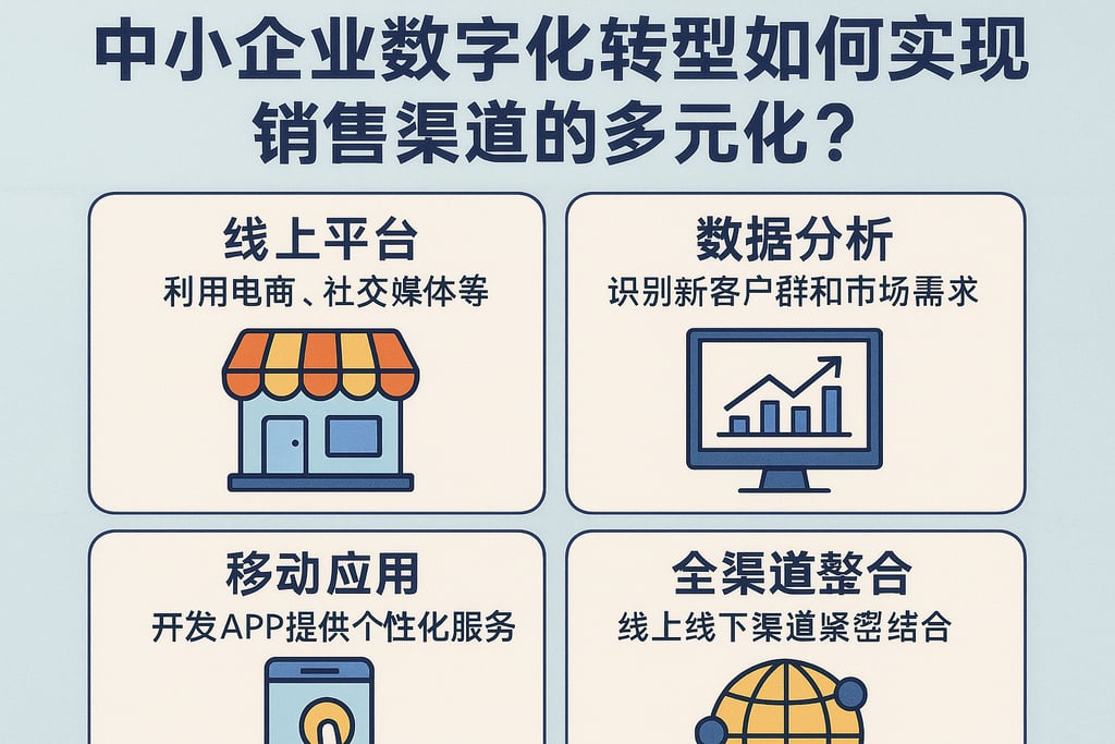 中小企业数字化转型如何实现销售渠道的多元化？