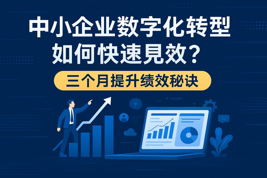 中小企业数字化转型如何快速见效？三个月提升绩效秘诀