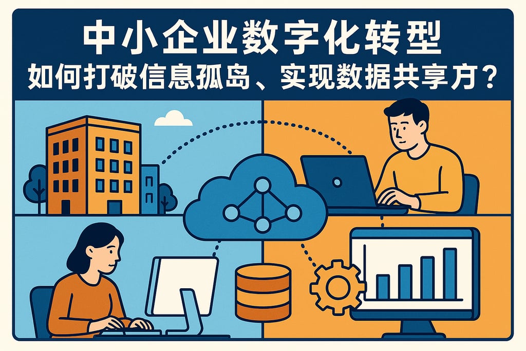 中小企业数字化转型如何打破信息孤岛，实现数据共享？